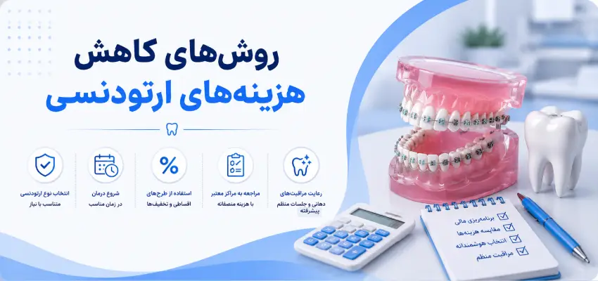 روش‌های کاهش هزینه‌های ارتودنسی